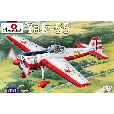 Amodel 72192 Plastic Model Airplane Kit 1:72 Yak-55 Soviet Aerobatic Aircraft • $14.67
