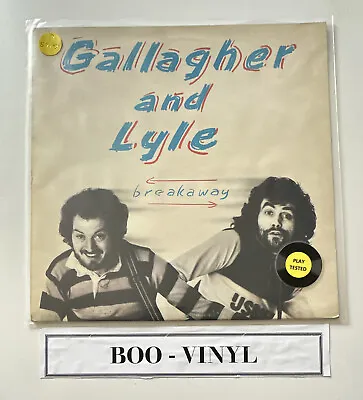 Gallagher And Lyle – 'Breakaway' 12  Vinyl Album LP. 1976 UK - With Insert VG+ • £12.57