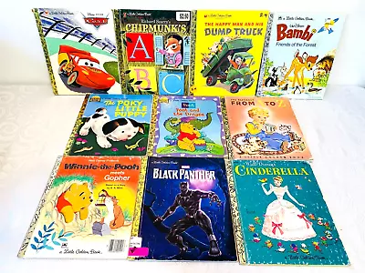 Lot Of 10 Little Golden Books Some Vntg Some 1st Editions No Duplicates All Vg • $12.99