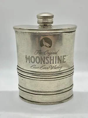 RARE Stillhouse Moonshine W.J. Deutsch & Sons Commemorative Pewter Flask Visol • $39.99