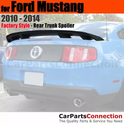 Painted ABS Rear Trunk Spoiler For 10+ Ford Mustang 4 Pedestal UJ STERLING GREY • $251.76