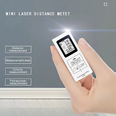 Mini Digital Laser Rangefinder Rechargeable Measuring Instrument Distance USB • $25.10
