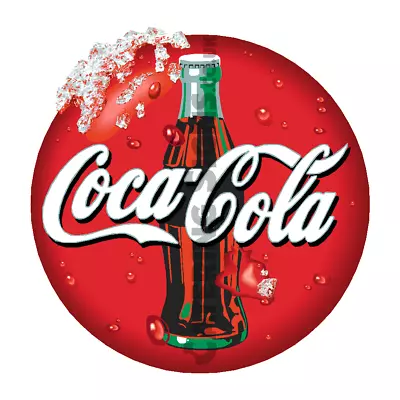 Coca Cola Sticker - Coke Catering Sign Window Decal Cafe Restaurant Ice Cream • £3.99