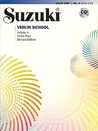 $26.49 • Buy SUZUKI VIOLIN SCHOOL Vol 8 Violin Pt + CD REVISED