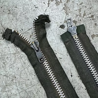 Vintage 50s 60s 70s Talon Zipper 30” Replacement Two Way Separating Jacket Metal • $40