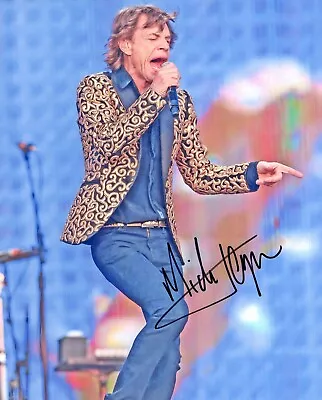 10x8 Photo Personally Autographed By Mick Jagger & COA • $18.05