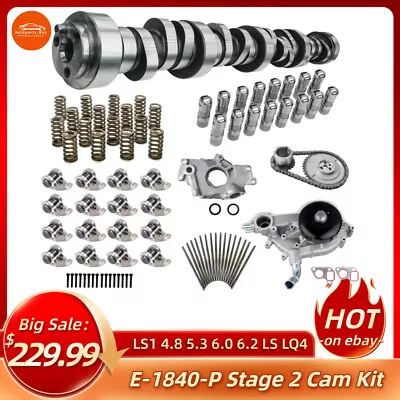 Sloppy Mechanics Stage 2 Cam Kit For LS1 4.8 5.3 5.7 6.0 6.2 LS LQ4 LM7 + MORE • $459.99