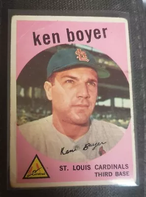 1959 Topps Ken Boyer St. Louis Cardinals #325 Baseball Card • $0.99