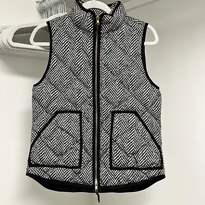 J. Crew Excursion Quilted Vest In Herringbone Size S Small • $59.99