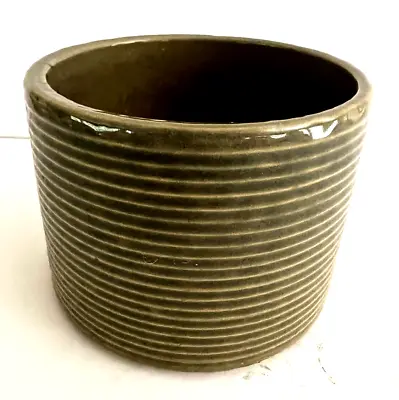 $19 • Buy Zanesville Stoneware Company Pottery Planter Bowl Vase #4004 Homespun Line