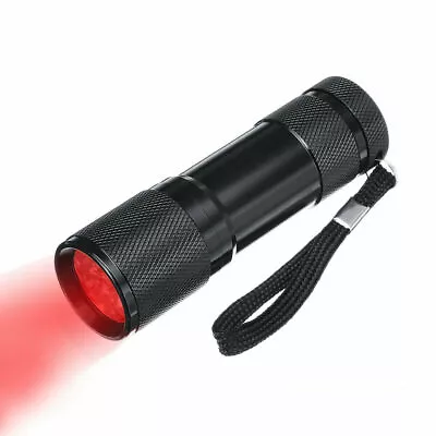 9 LED Red Torch 670NM Deep Red Light Flashlight Against Deteriorating Eyesight  • $11.92