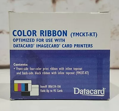 Lot Of 4 Unused Datacard Color Ribbon For ImageCard Card 806124-106 For 95 Cards • $39.95