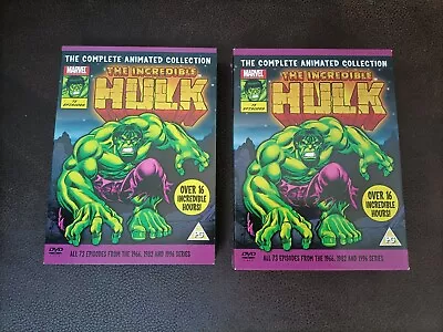 Animated DVD Box Set - THE INCREDIBLE HULK The Complete 1966 1982 & 1996 Series • £120