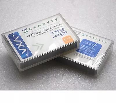 New Exabyte 20/40GB VXA-2 20/40GB VXA-1 Data Cartridge VXA V10 P/N 111.00106 T08 • $67.05