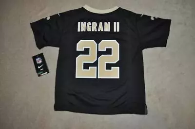 New Orleans Saints Mark Ingram II #22 Kids Game Jersey Black NWT • $50.99