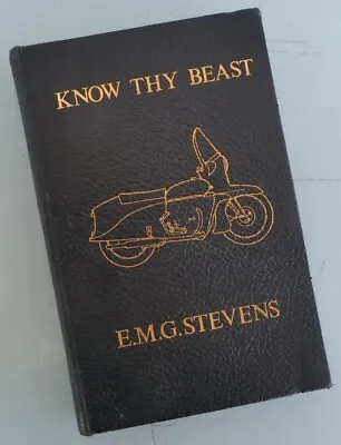 Vincent Hrd Motorcycle Book Manual Vincent Signed Know Thy Beast 38/110 Rapide • $599.95