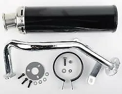 150cc High Performance Muffler 4 Stroke GY6  Engine Black Cannister 3025 • $69.99