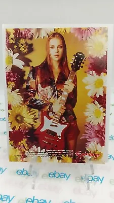 1996 EPIPHONE Coronet Guitar Stacie Jones Vintage Print Ad • $5.75