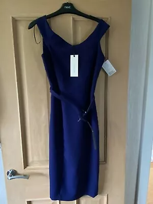 £7.99 • Buy NEW Dress BLUE Size 10 Small Paraphrase By TK MAX Holiday Work Wear RP£29