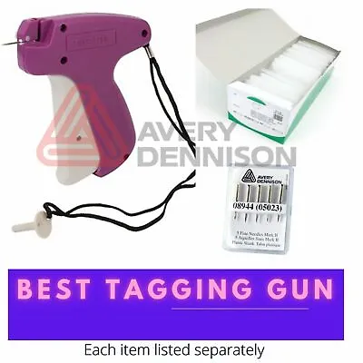 GP Fine Fabric Tagging Gun System + Barbs Kimble Tag Label For Clothes + NEEDLES • £10.01
