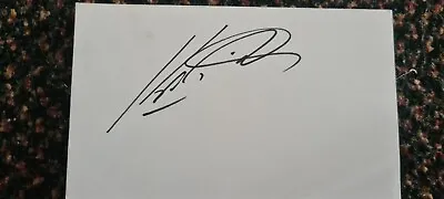 Kevin Pilkington Hand Signed 5 X 3 White Card Man Utd Manchester United • £8.99