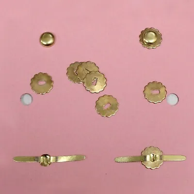 £1.30 • Buy Paper Fasteners Brass Plated Split Butterfly Pins In 6 Size Options & Washers