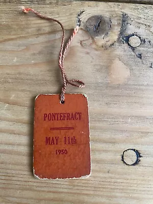 Old Race Course Entry Badge 1950 • £5