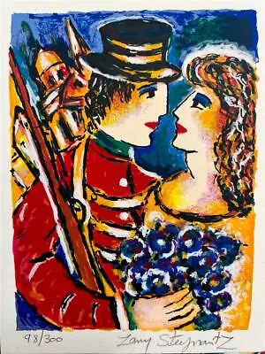 Zamy Steynovitz Lovers Bouquet Hand Signed Limited Serigraph On Paper Art • $39.99