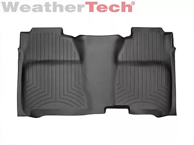 $99.95 • Buy WeatherTech Floor Mats FloorLiner For Silverado/ Sierra Crew Cab 2nd Row Black