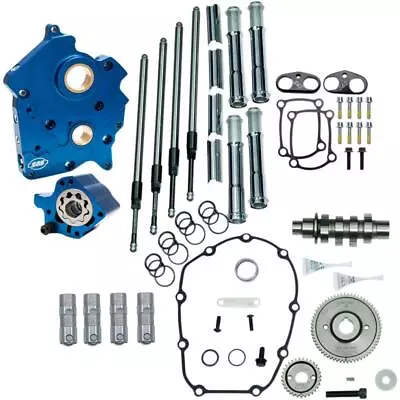 S&S Cycle 310-1005A 465 Gear Drive Camchest Kit - Chrome • $1325.30