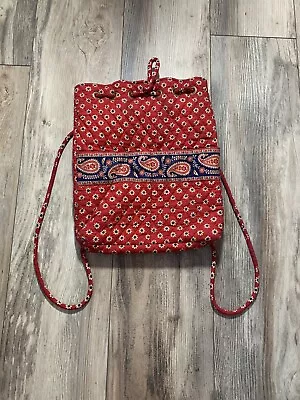 Vera Bradley Americana Backpack Purse Red 2003-2005 • $25