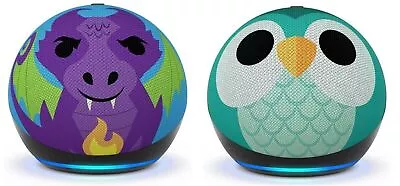 Amazon Echo Dot 5th Generation Alexa Speaker Bluetooth Kids Dragon Owl Fifth Gen • $171.24