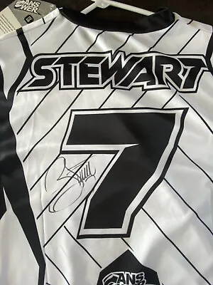 $300 • Buy James “Bubba” Stewart Signed Answer Jersey Motocross Supercross Racing Legend