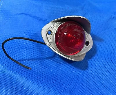 KD 524 ~ SAE PC72 RED CLEARANCE MARKER LIGHT LAMP #1629/ Vintage Rat Rod/ Metal • $35