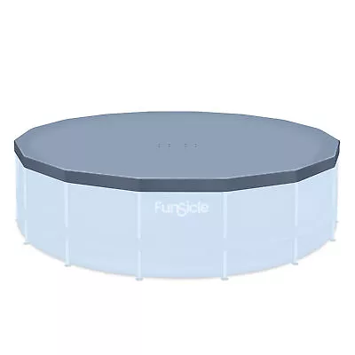 Funsicle 16ft Round Above Ground Frame Pool Debris Cover Accessory Only Gray • $27.99