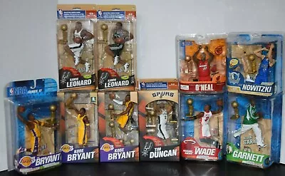 McFarlane Ultimate NBA 17 Champ Trophy Edition Kobe Lebron Wade Tim And More • $4000