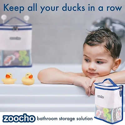 £5.99 • Buy Zoocho Kids Bath Toy Storage Organiser Bag Tidy All Your Baby Bath Toys Holder