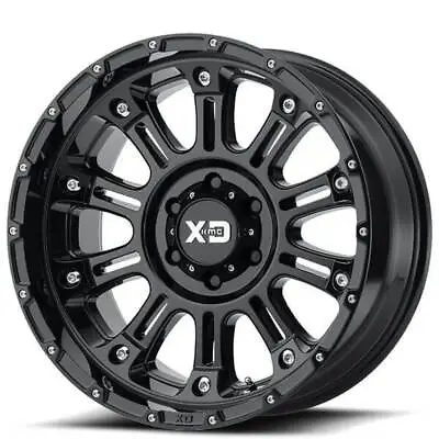 (4) 17  XD Wheels XD829 Hoss 2 Gloss Black Off Road Rims (B42) • $1096