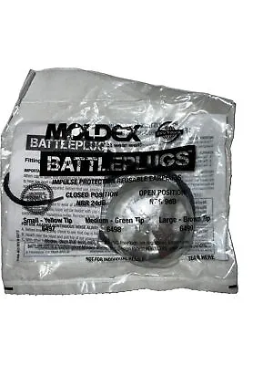 MOLDEX BATTLEPLUGS EAR PLUGS # 6499 Large Military Type-NEW • $6.88