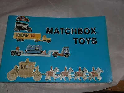 Vintage 1983 Matchbox Toys Price Guide Collectors Book By Nancy N. Schiffer  • $10