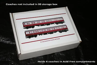 Storage Box For Triang R428 Caledonian Coaches CR Maroon/White Acid Free X 4 • £13.50