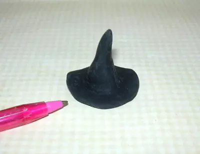 Miniature Adinolfi Polymer Clay Witch Hat For Display: DOLLHOUSE: 1:12 • $3.98