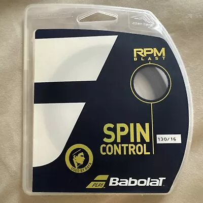 Babolat RPM Blast 16G  40ft Set Tennis String Spin Control Black Color • $18