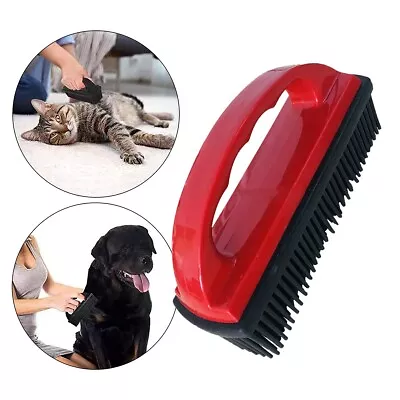 Pet/Dog Hair Removal Brush Flexible Rubber For Car Interiors Caravans Easy Grip • £6.49