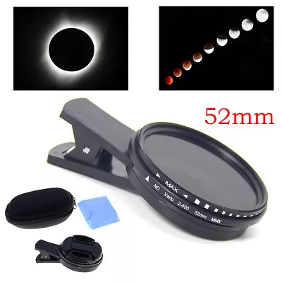 Solar Eclipse Phone Camera Filter Lens 2024-Enhancing Photo Removable For Camera • $14.49