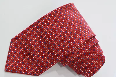 Brioni Red Silk Men's Neck Tie W: 3 3/4    BY L: 61   MADE IN ITALY • $24.99