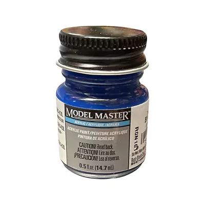 NEW! Model Master Acrylic Clear Blue Paint 4658 0.5 FL OZ • $4.99