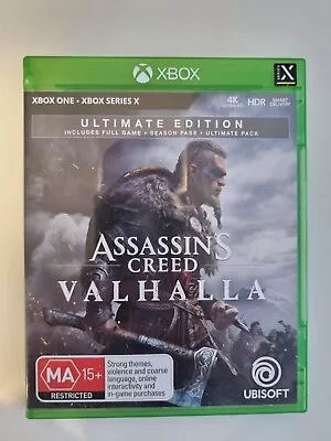 Xbox One Assassins Creed Valhalla Ultimate Edition Complete • $29.99