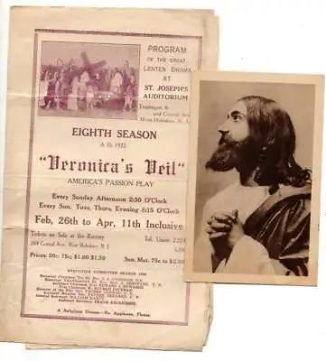 Group Of 15 Hoboken New Jersey Veronicas Veil Passion Play Postcard AA70858 • $26.75