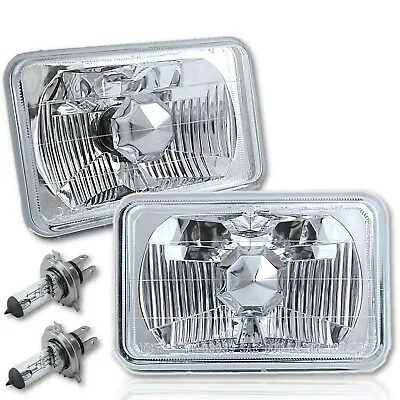 4X6 Halogen Sealed Hi & Low Beam Glass Headlights Headlamp Bulbs Pair Of 2 • $49.95